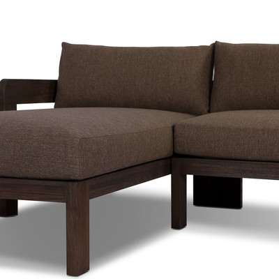 Four Hands Jackson Outdoor 2PC Sectional - LAF Chaise - Ellor Brown