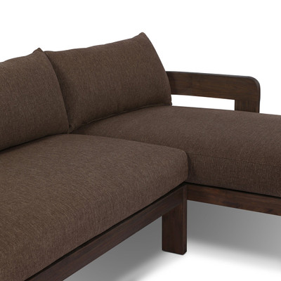 Four Hands Jackson Outdoor 2PC Sectional - RAF Chaise - Ellor Brown