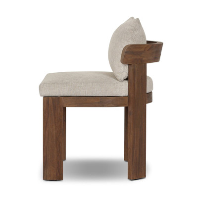 Four Hands Jackson Outdoor Armless Dining Chair - Ellor Beige