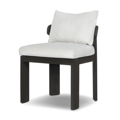 Four Hands Jackson Outdoor Armless Metal Dining Chair - Alessi Linen