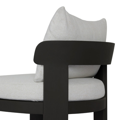 Four Hands Jackson Outdoor Armless Metal Dining Chair - Alessi Linen