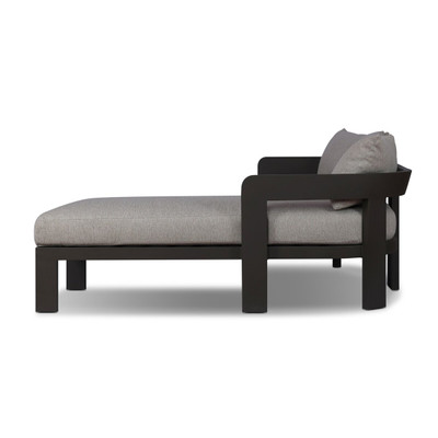 Four Hands Jackson Outdoor Metal 2PC Sectional - RAF Chaise - Concha Fog