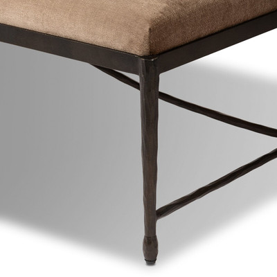 Four Hands Jade Cocktail Ottoman - Altair Mushroom