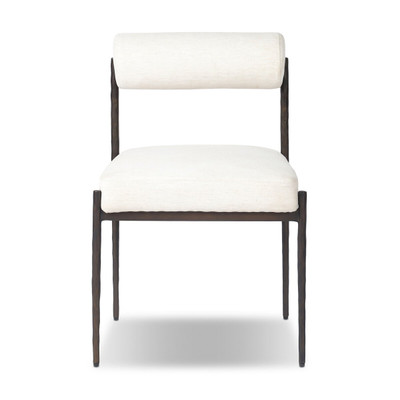 Four Hands Jazelle Metal Dining Chair - Crypton Nomad Snow