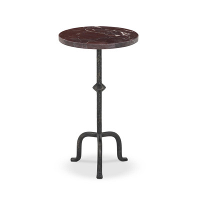 Four Hands Jocelyn End Table - Cordovan Marble