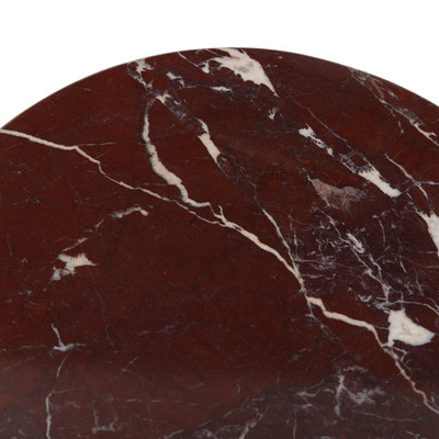 Four Hands Jocelyn End Table - Cordovan Marble