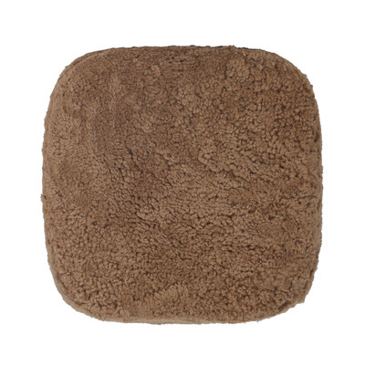 Four Hands Joey Ottoman - Amber Shearling