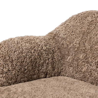 Four Hands Julius Sofa - 60" - Taupe Shearling