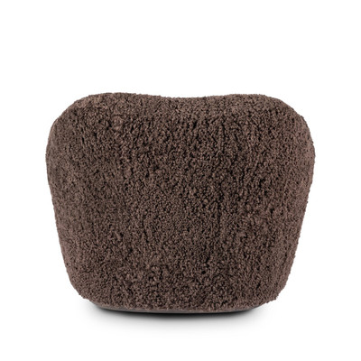Four Hands Julius Swivel Chair - Cocoa Shearling