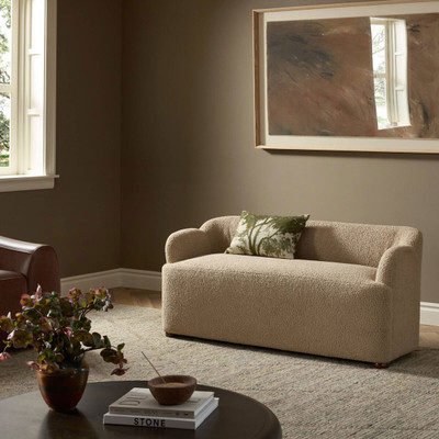 Four Hands Kadon Accent Bench - Sheepskin Camel