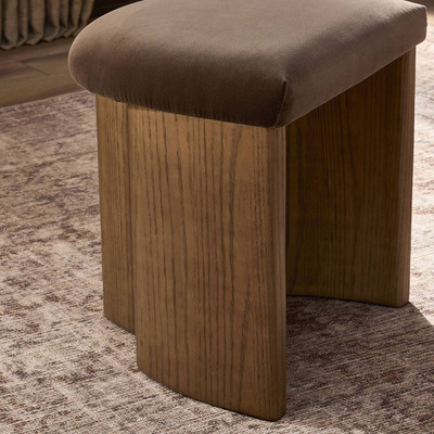 Four Hands Karick Accent Stool - Surrey Mink