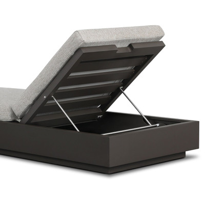 Four Hands Katari Outdoor Chaise Lounge - Bronze