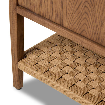 Four Hands Kenzo Media Console - Natural Paper Cord