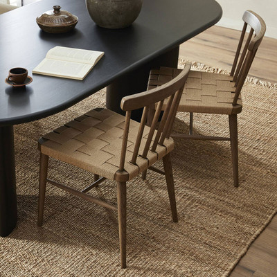 Four Hands Kershaw Dining Chair - Smoked Oak