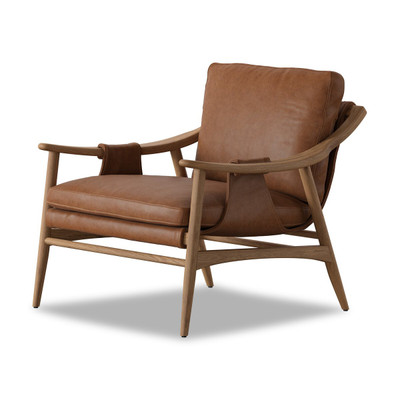 Four Hands Kimmery Chair - Chaps Saddle