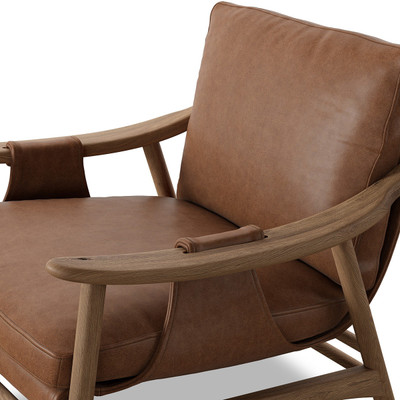 Four Hands Kimmery Chair - Chaps Saddle