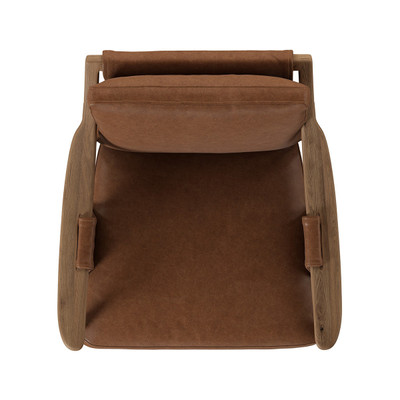 Four Hands Kimmery Chair - Chaps Saddle