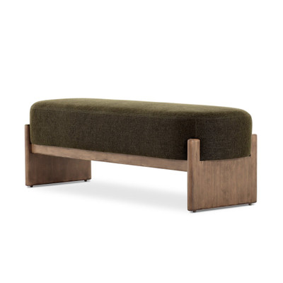 Four Hands Kirby Accent Bench - 60" - Sutton Olive