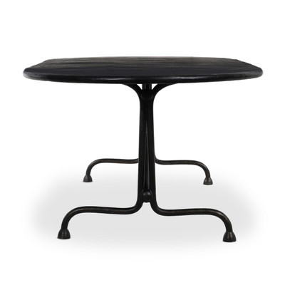 Four Hands Lenoir Outdoor Dining Table - 76" - Distressed Bronze