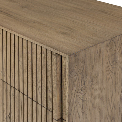 Four Hands Leo 5 Drawer Dresser - Rustic Grey