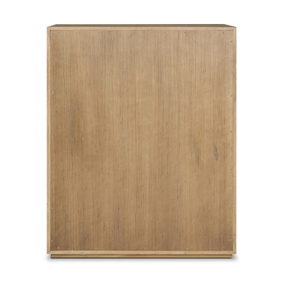 Four Hands Leo 5 Drawer Dresser - Rustic Light Natural Oak