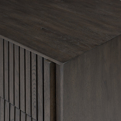 Four Hands Leo 5 Drawer Dresser - Smoked Black