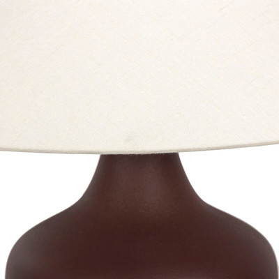 Four Hands Leti Table Lamp - Dark Aubergine
