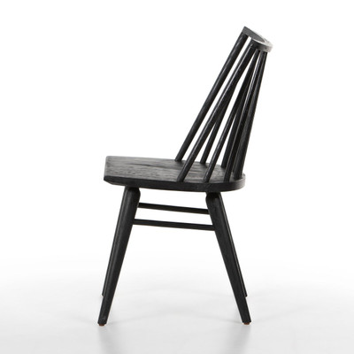 Four Hands Lewis Windsor Chair - Black Oak NEW