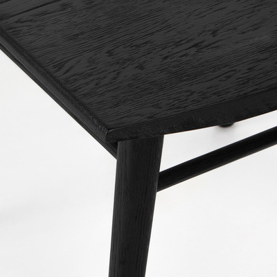 Four Hands Lewis Windsor Chair - Black Oak NEW