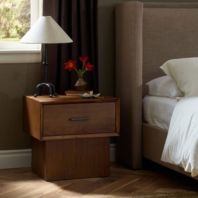 Four Hands Lilas Nightstand - Saddle Tan Veneer