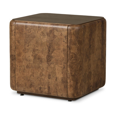 Four Hands Lola End Table - Dark Bark Paper