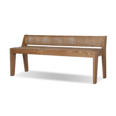 Four Hands Lutz Accent Bench - Toasted Sungkai