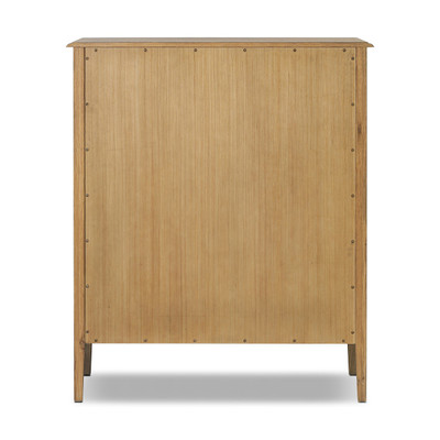 Four Hands Maggie Tall Chest - Aged Smoked Oak
