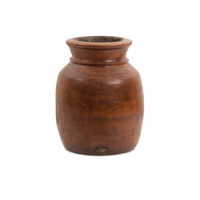 Four Hands Malbi Wood Vessel - Brown Reclaimed