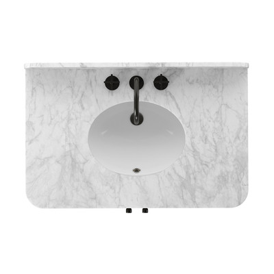 Four Hands Malden Single Vanity - Satin Espresso Oak