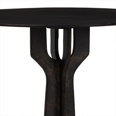 Four Hands Malloy Outdoor End Table - Distressed Bronze