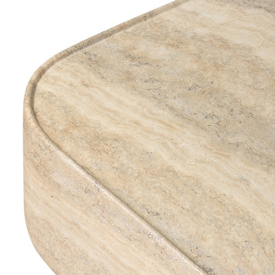 Four Hands Manor Outdoor Coffee Table - Textured Sandy Grey