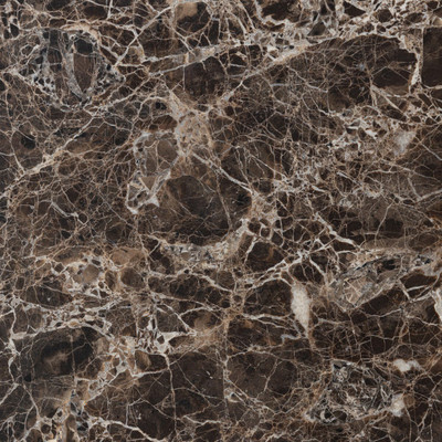 Four Hands Marcia Square Marble Coffee Table - Brown Emperador Marble