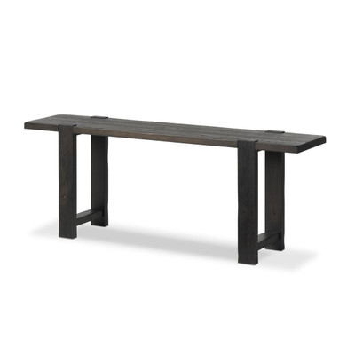 Four Hands Matei Console Table - Smoked Black