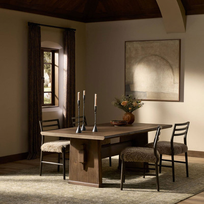 Four Hands Melina Extension Dining Table - Weathered Acacia