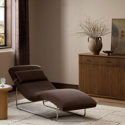 Four Hands Michi Chaise - Surrey Mink