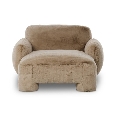 Four Hands Mingh Chaise - Boden Pewter