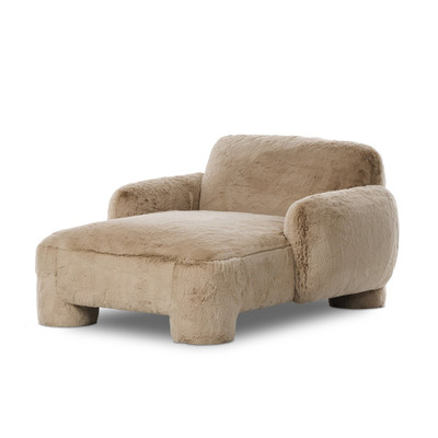 Four Hands Mingh Chaise - Boden Pewter