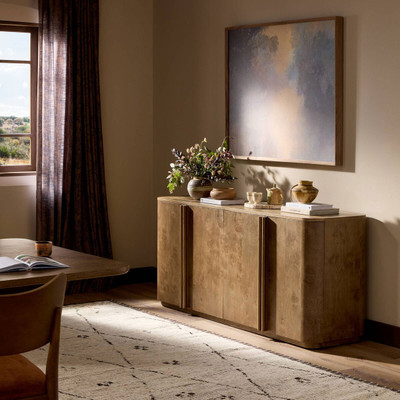 Four Hands Morley Sideboard - Rye Medium Burl Oak Veneer