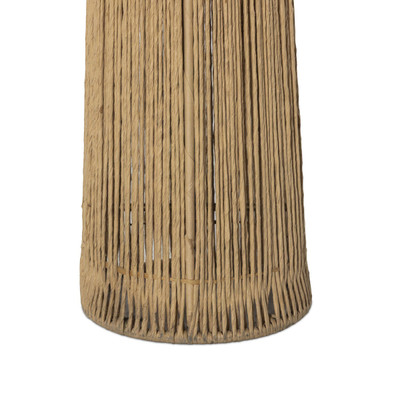 Four Hands Nessa Floor Lamp - Cream Slub Linen
