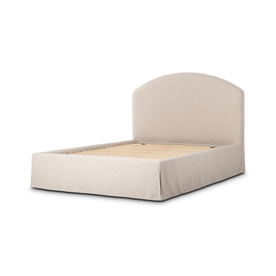 Four Hands Oasley Slipcover Bed - Savoy Parchment - Queen