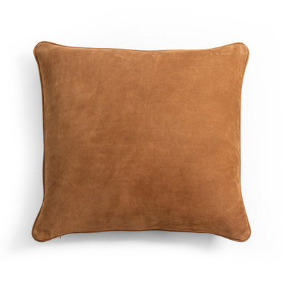 Four Hands Olsen Pillow Cover - Nubuck Cognac - 24" x 24"