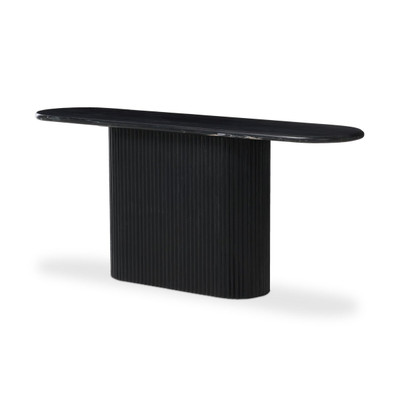 Four Hands Oranda Console Table - Black Marble