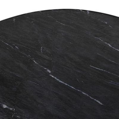 Four Hands Oric Bistro Table - Black Marble