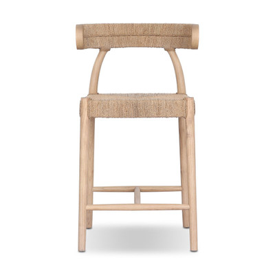 Four Hands Pampa Stool - Smoked Natural Sungkai